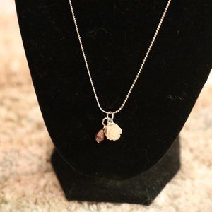 Pink Rose Necklace